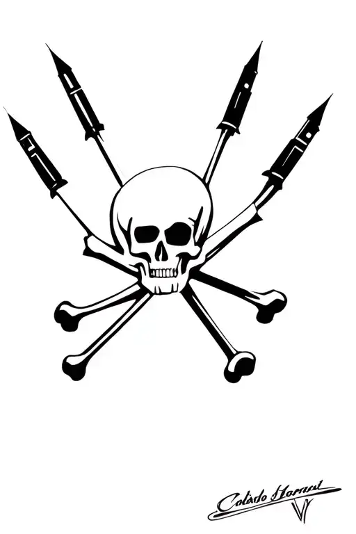 Jolly Roger With Missiles