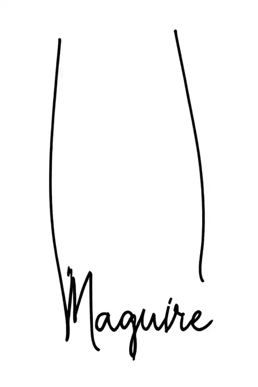 Maguire Name Written