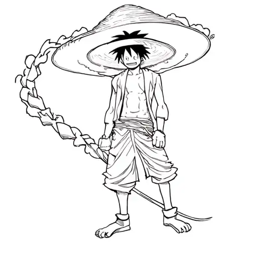 To Luffy From One Piece Suido To Caballito De Zoro Ronoa