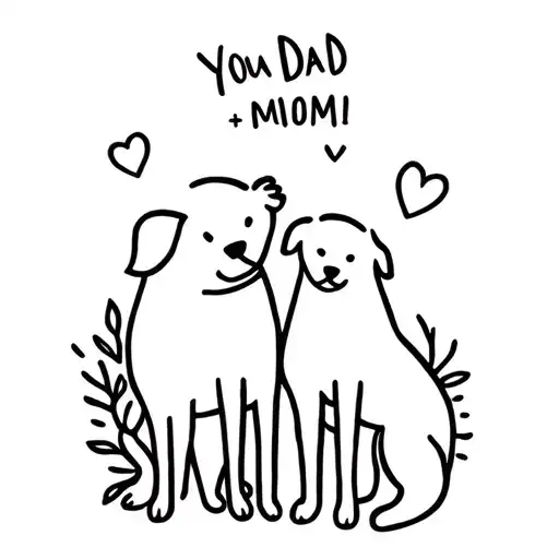 Mom Dad And Dog