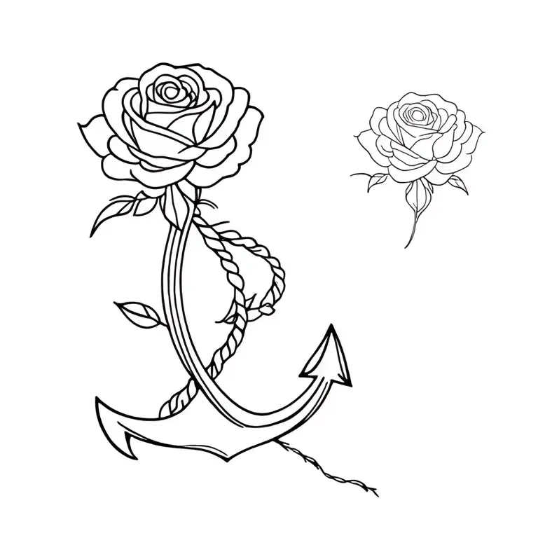 Rose And Anchor