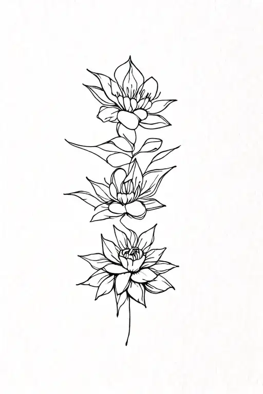 Seven Vitues Tatoo Design
