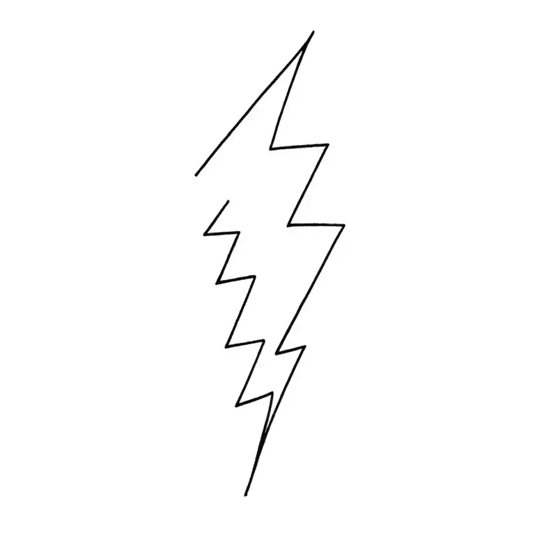 Feminine Freehand Lightning