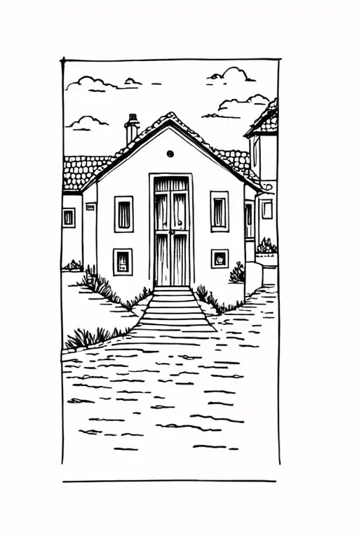 Traditional Italian Village House