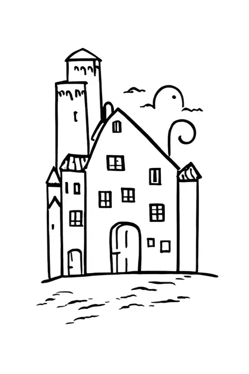 Traditional Italian Village House