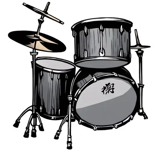 Japanese Style Drum Set