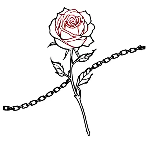 Rose In A Chain