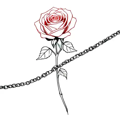 Rose In A Chain
