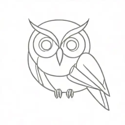 Single Line Owl