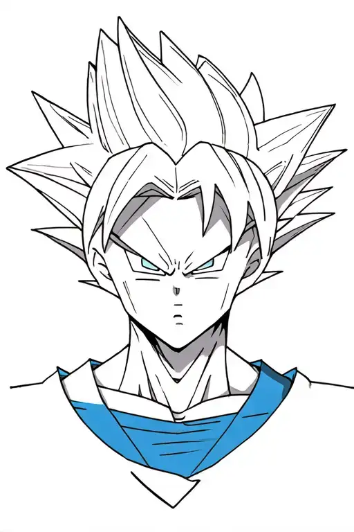 Anime Goku Ultra Instinct