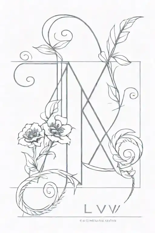 Initial L V M Letter