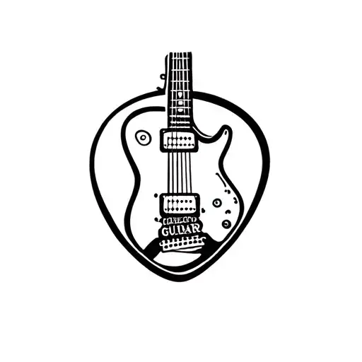 Rock N Roll Guitar Pick