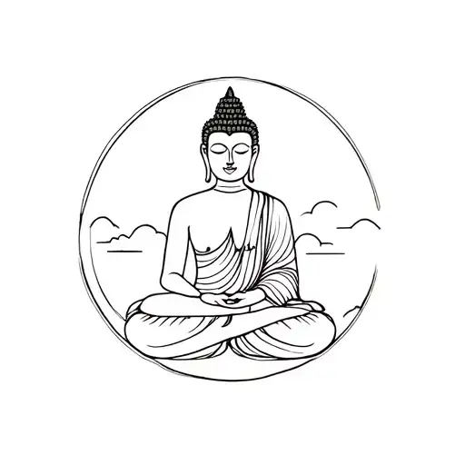 Budda Sitting Inside