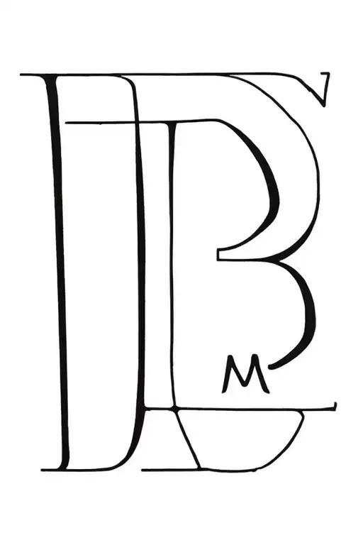 Letters D B M