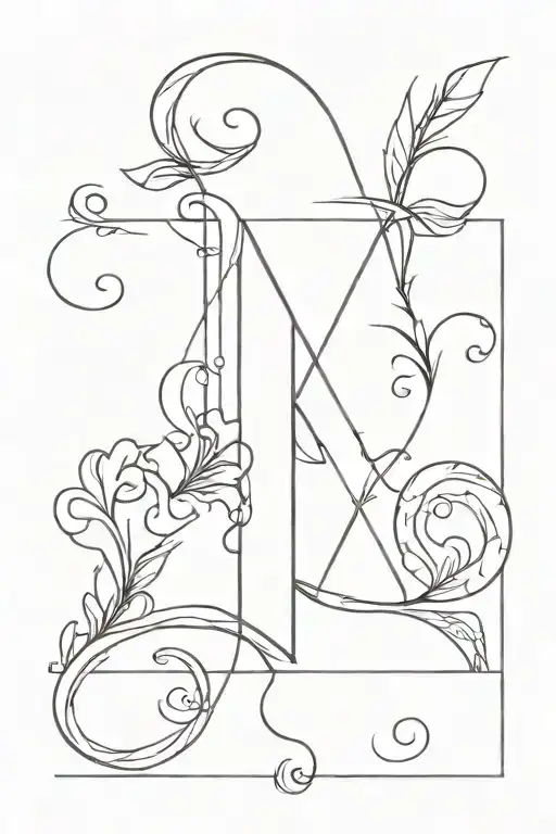 Initial L V M Letter