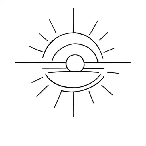 Sun Rising Strength Courage