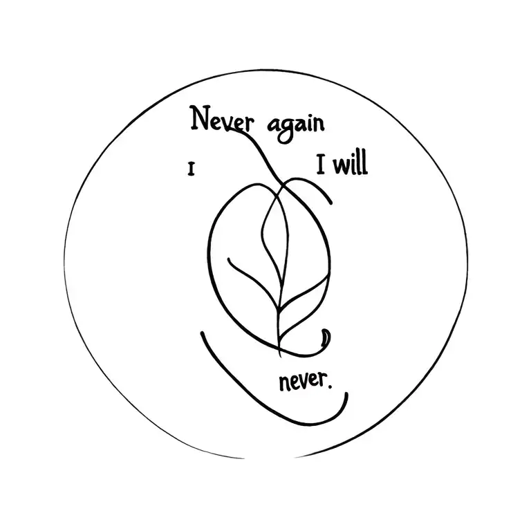 Never Again I Will Never