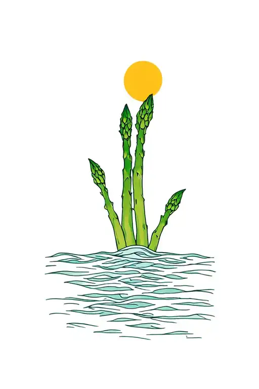 Asparagus Sea And Sun