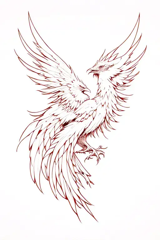 Phoenix Rising From Ashes