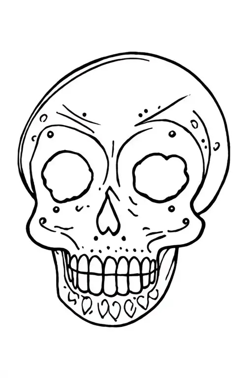 Sugar Skull Small Wrist