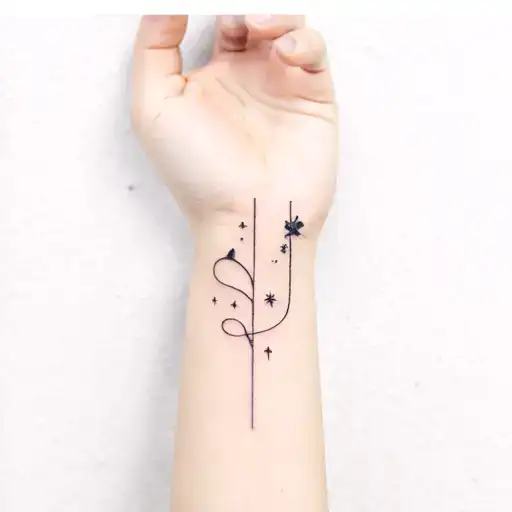 Uejs Done Inside The Left Wrist