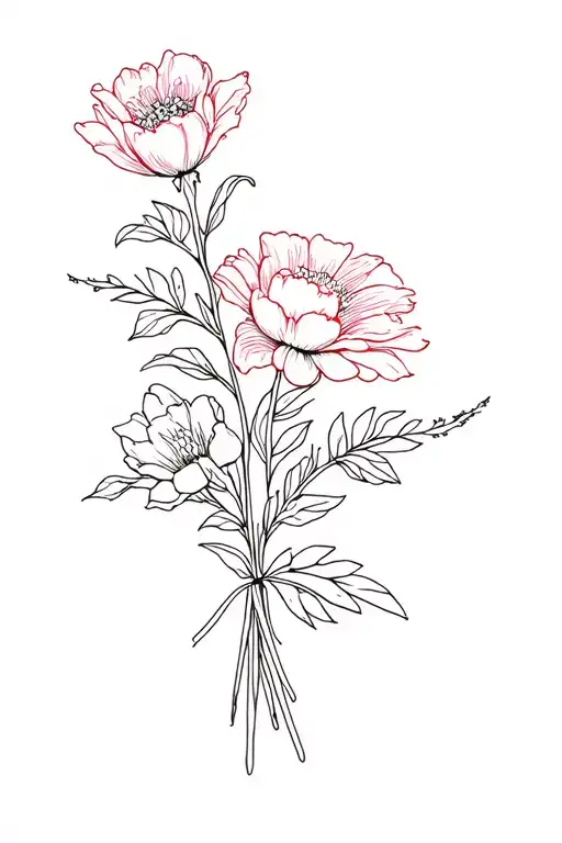 Birth Flower Bouquet