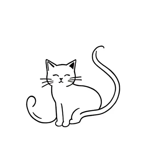 Cutie Black Cat Playing