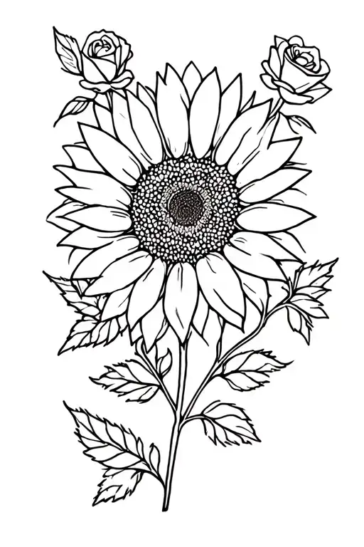 Sunflowers Daisies Roses