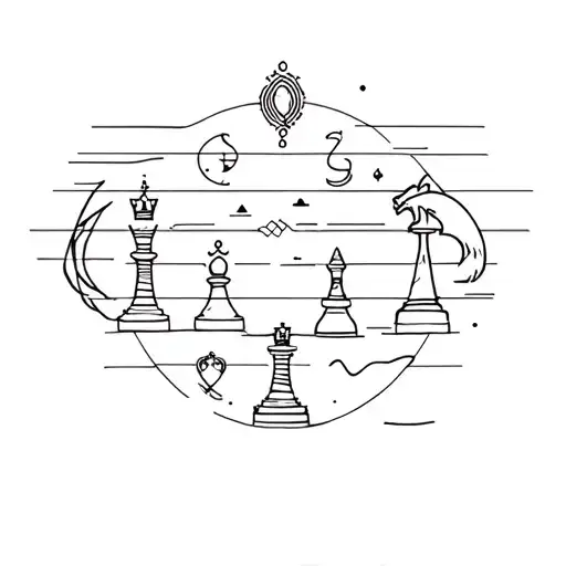 Chess And Zodiac Capricorn And Oceans