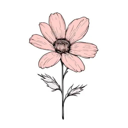 Flower Light And Thin Flower With A Message