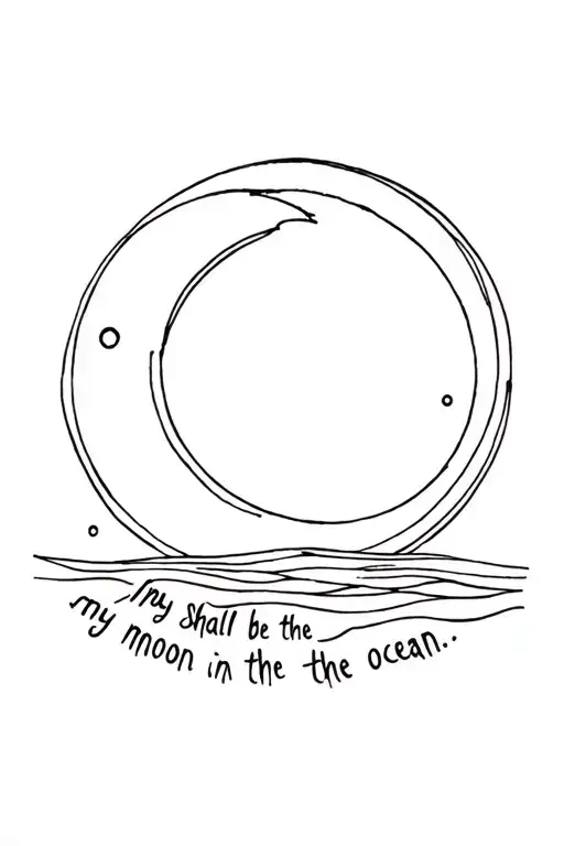 My Light Shall Be The Moon In The Path The Ocean