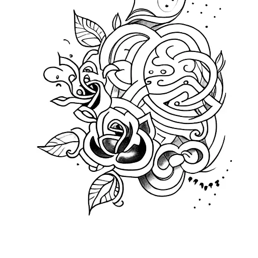 Create A Tattoo Design Based On The Client's Love The Initials Wca