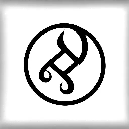 A Lambda Symbol With Music Notation Signs