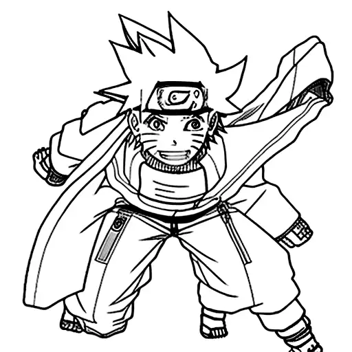 Naruto Characters As Minimalist Objects