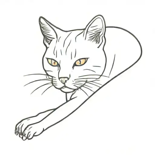 Cat With Scratch Marks