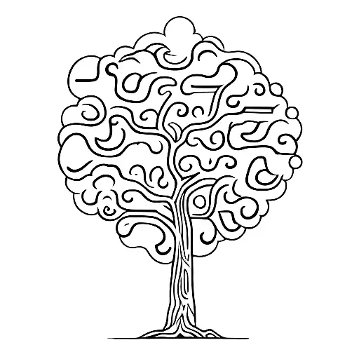 A Gavel Morphing Into A Tree Of Knowledge