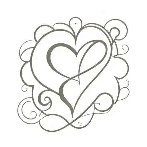 Heart With Initial C