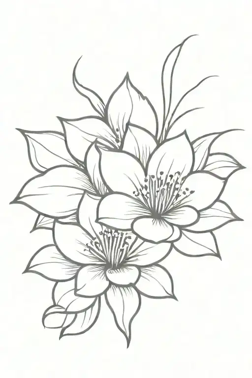 Word Brave Into Flower Growing