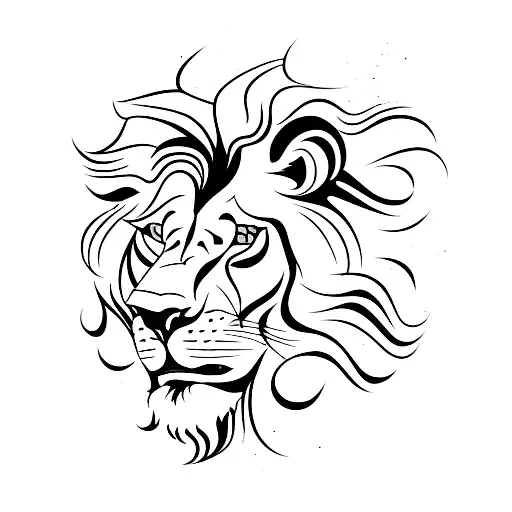 Combine A Lion And A Football In A Dynamic And Minimalist Design