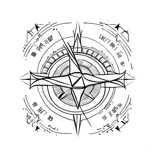 Fine Line Compass Patchwork