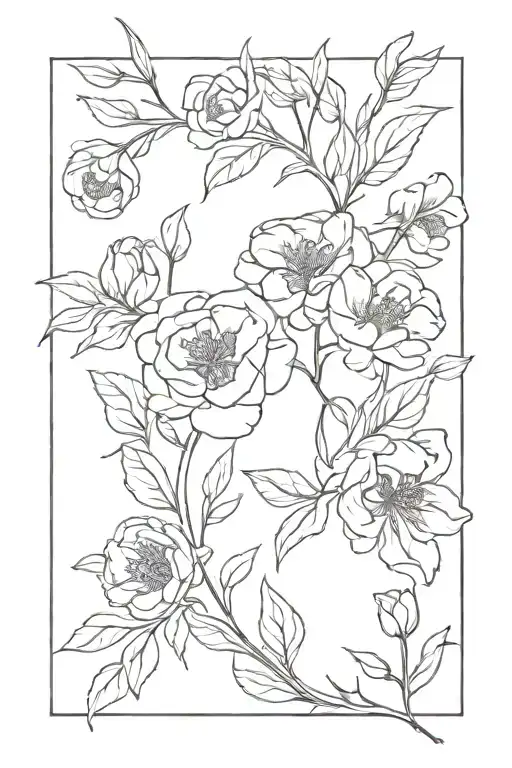 Birth Flowers Intertwined