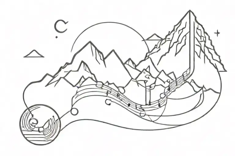 Music And Mountains Inside