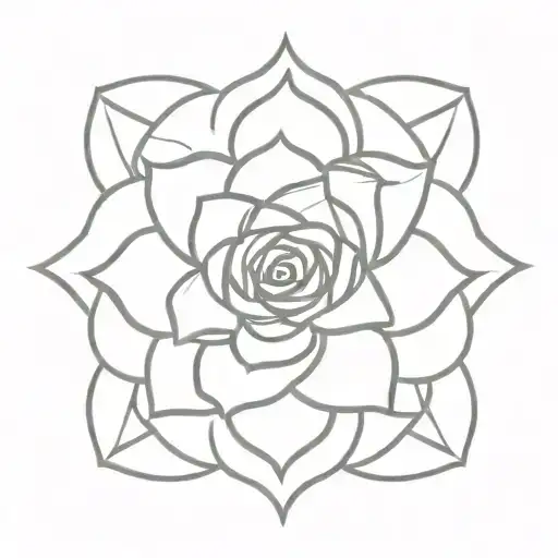 Mandala Rose