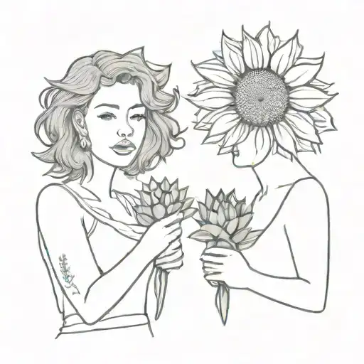 We Were Girls Together With Sunflower