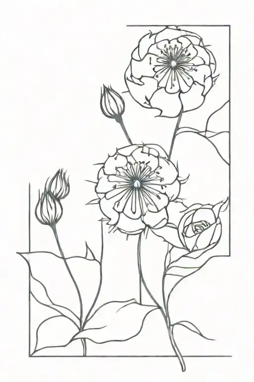 Dandelion Flower Rose Flower Water Lily Flower Intertwined