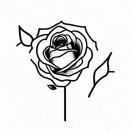 Rose With Word In Stem