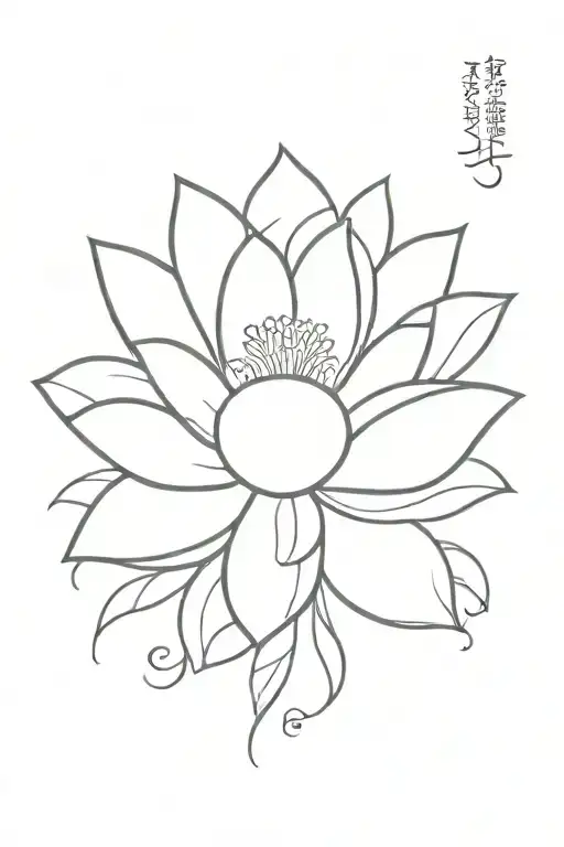 Lotus Flower With Words Jazzy Marie