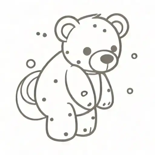 Polka Dot Teddy Bear