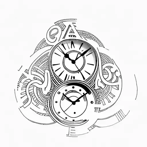 Kaizen Written In The Clock