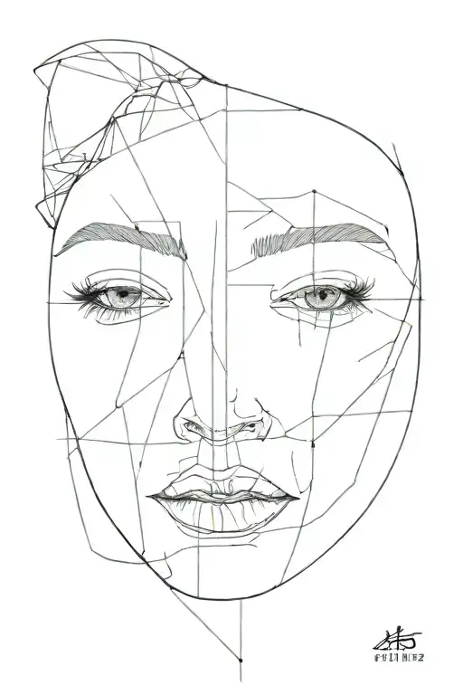 Fine Line Portrait Style